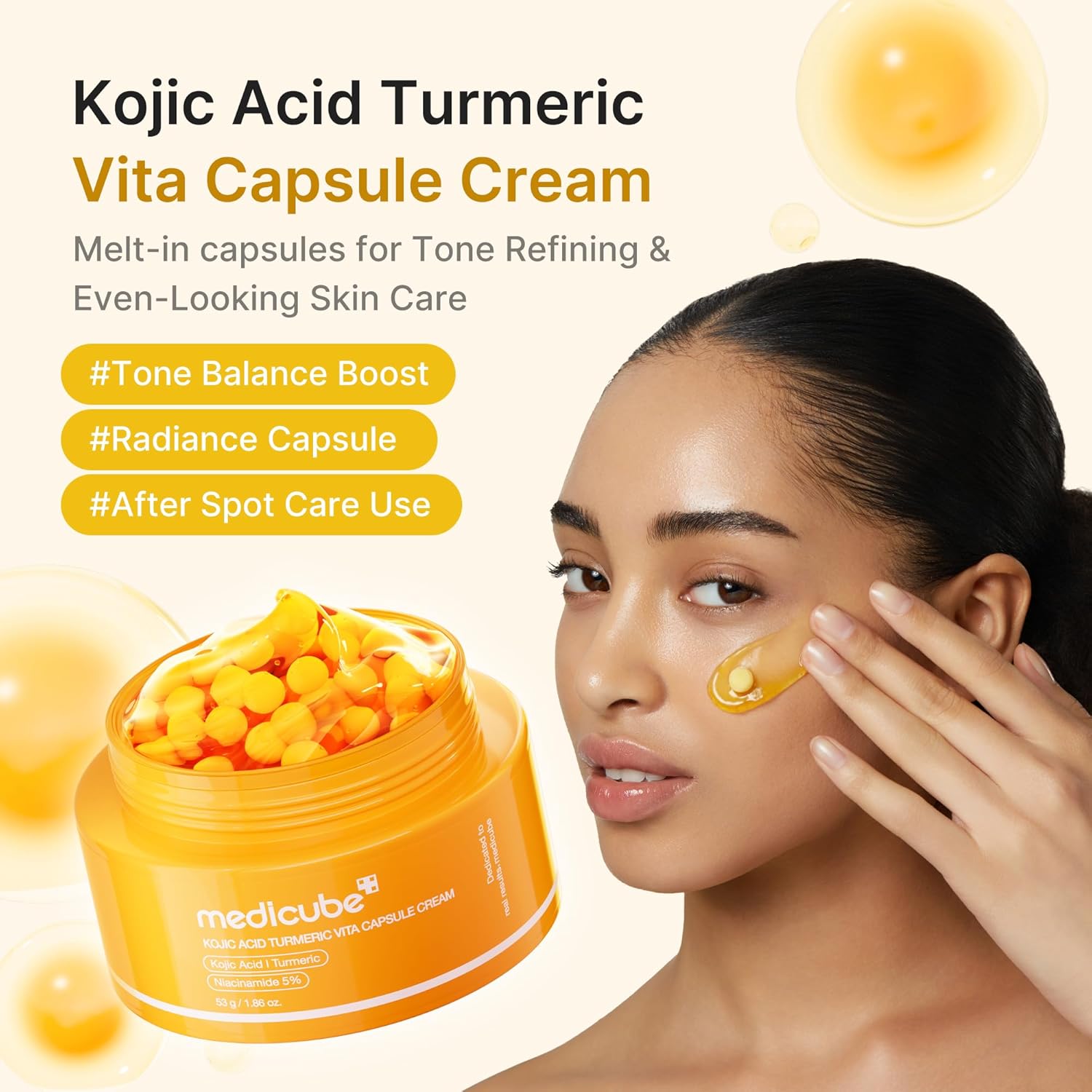 A Photo Of Medicube Kojic Acid Turmeric Vita Capsule Cream - 53g