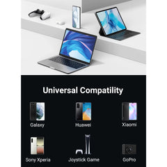 A Photo Of Ugreen 50942 Angled USB-C Male To USB2.0 A Male 3A Data Cable Black 2M