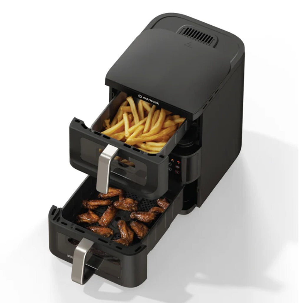 A Photo Of Nutricook Air Fryer Duo Stack 2400W 10L - NCK-AFDS240