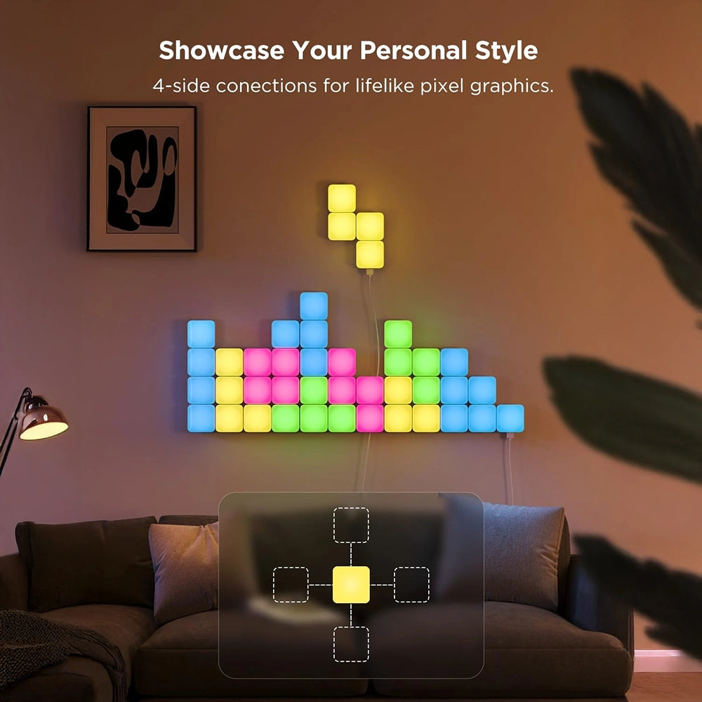 A Photo Of Govee Mini Panel Lights - H8069