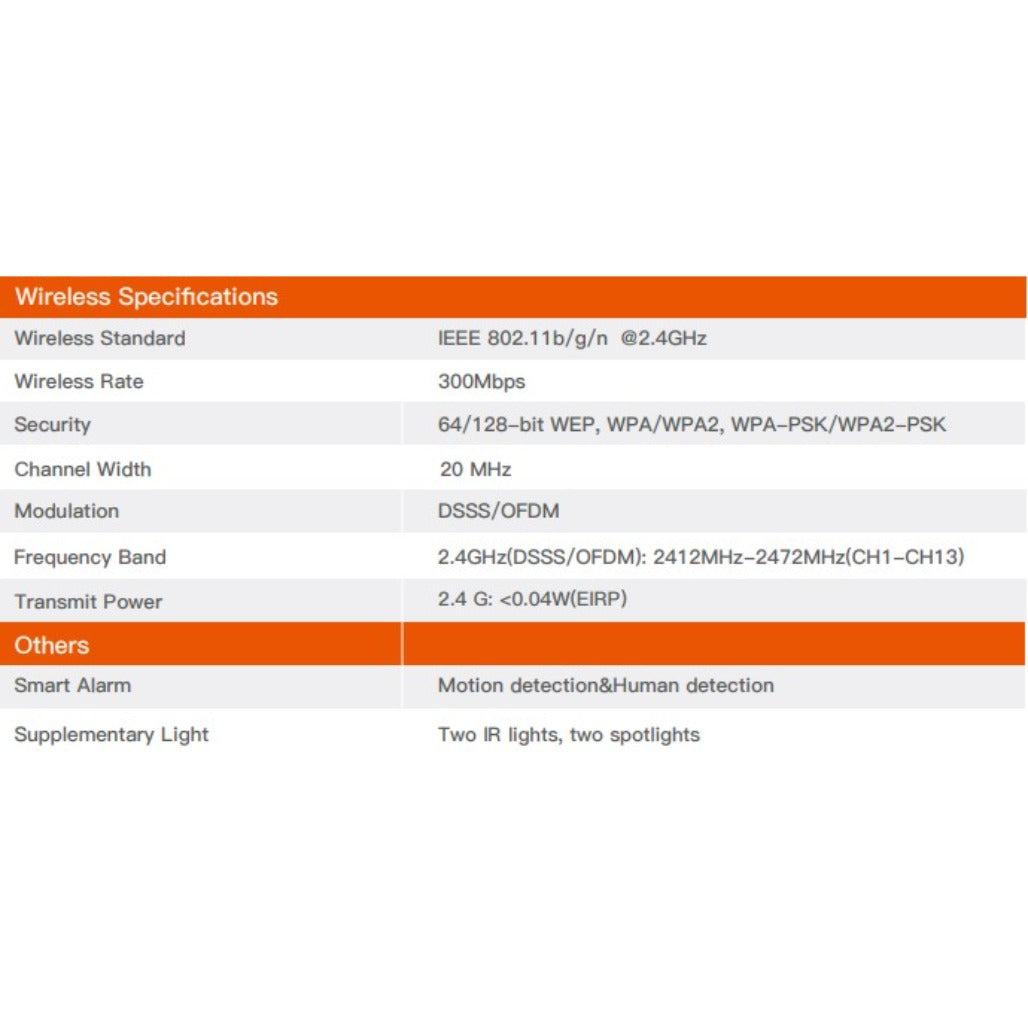 A Photo Of Tenda IP WiFi Camera CT3 - 1080P Outdoor 50 Meters Night Vision