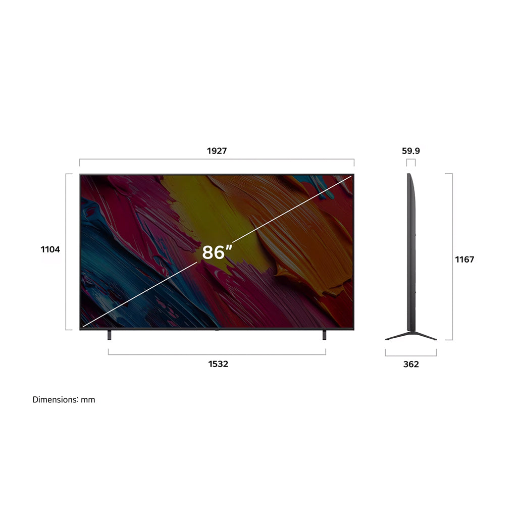 A Photo Of LG QNED70 AI 4K Smart TV (2025)