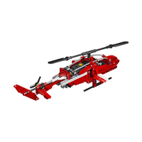 Mould King Rescue Helicopter Building Toy Set - 266 Pieces - 24022