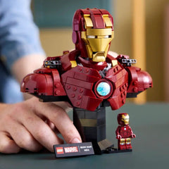 A Photo Of LEGO Marvel Iron Man MK4 Bust 436 Pieces - 76327