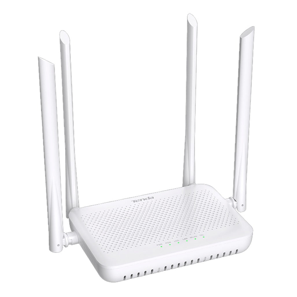 A Photo Of Tenda Router HG10 UPC XPON ONT AC1200 2.4 & 5Ghz 4 Antennas Gigabit