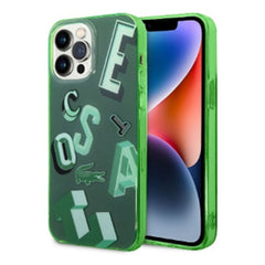 A Photo Of Lacoste Hard Case IML Double Layer & Dyed Bumper Lettrines for iPhone 14 Pro Max