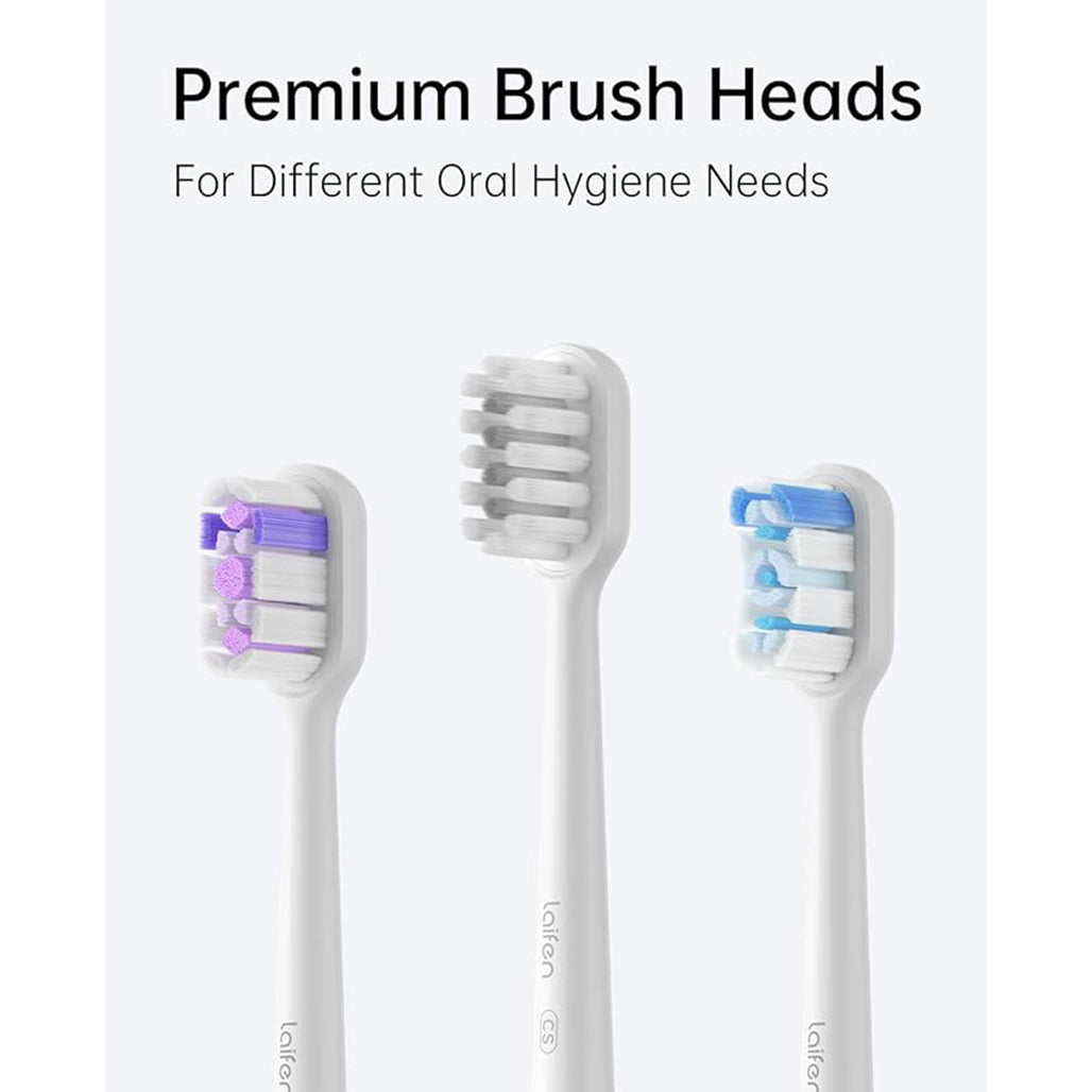 A Photo Of Laifen Toothbrush Replacement Heads 3 Pack