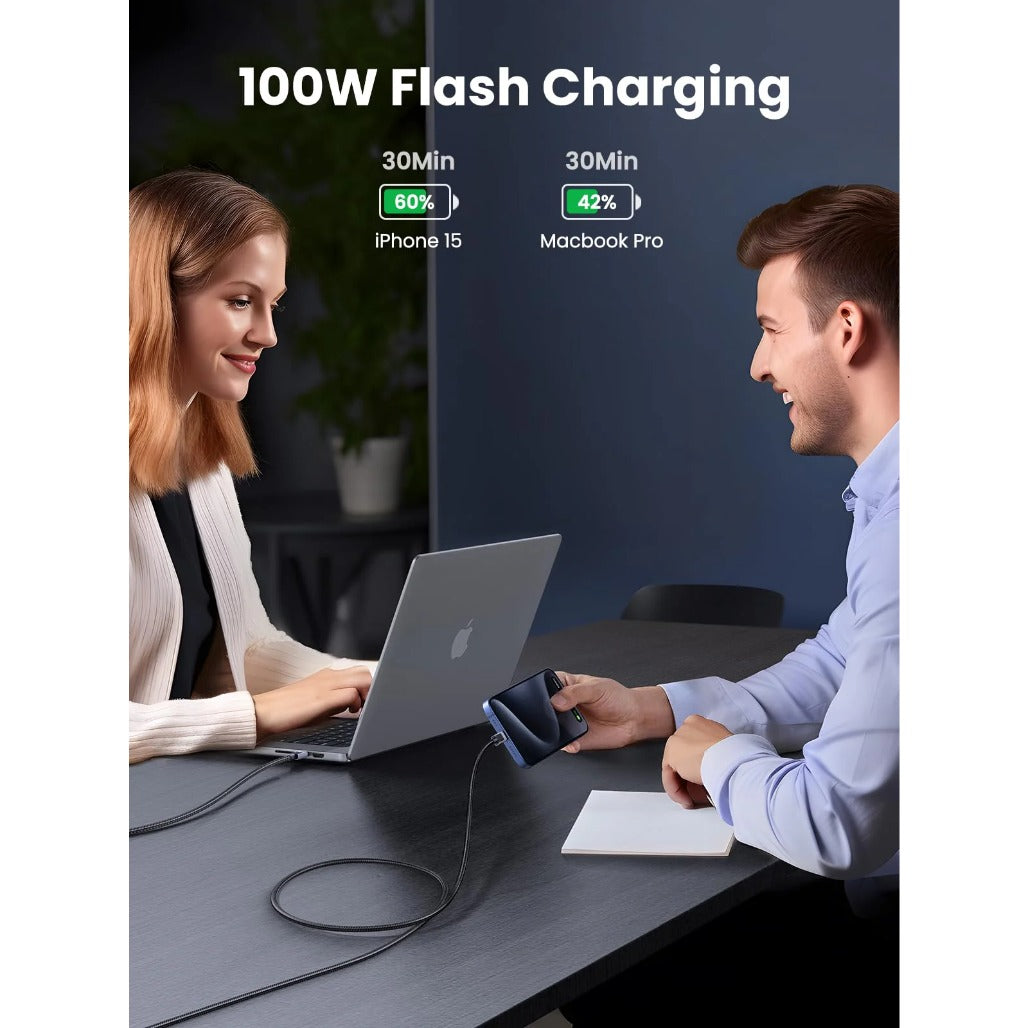 A Photo Of Ugreen USB C to USB C Cable 100W PD Fast Charging