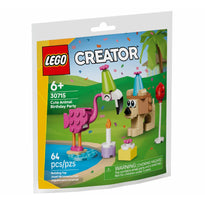 LEGO creator Cute Animal Birthday Party 64 Pieces - 30715