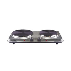 A Photo Of Beper Dual Electric Hot Plate 2500W- 2 Cast Iron Plates Model 90.825