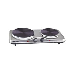 A Photo Of Beper Dual Electric Hot Plate 2500W- 2 Cast Iron Plates Model 90.825