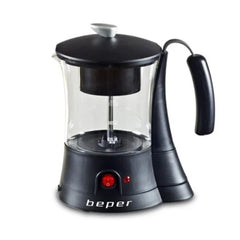 A Photo Of Beper Electric Tea Maker 600W with 700ml Glass Jug & Removable Filter –Beper Electric Tea Maker 600W with 700ml Glass Jug & Removable Filter – Herbal Tea Infuser with Heat Retention Function & Overheat Protection, Model 90.836
