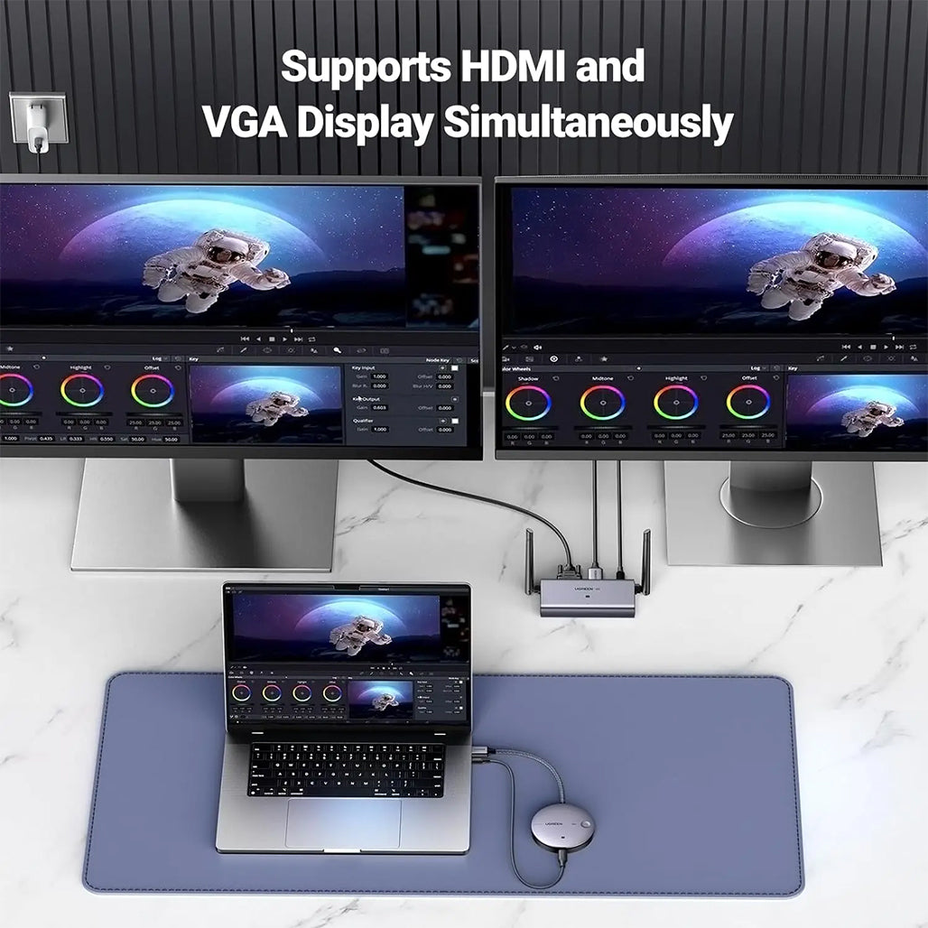 A Photo Of UGreen 4K HDMI Wireless Extender - 90909A