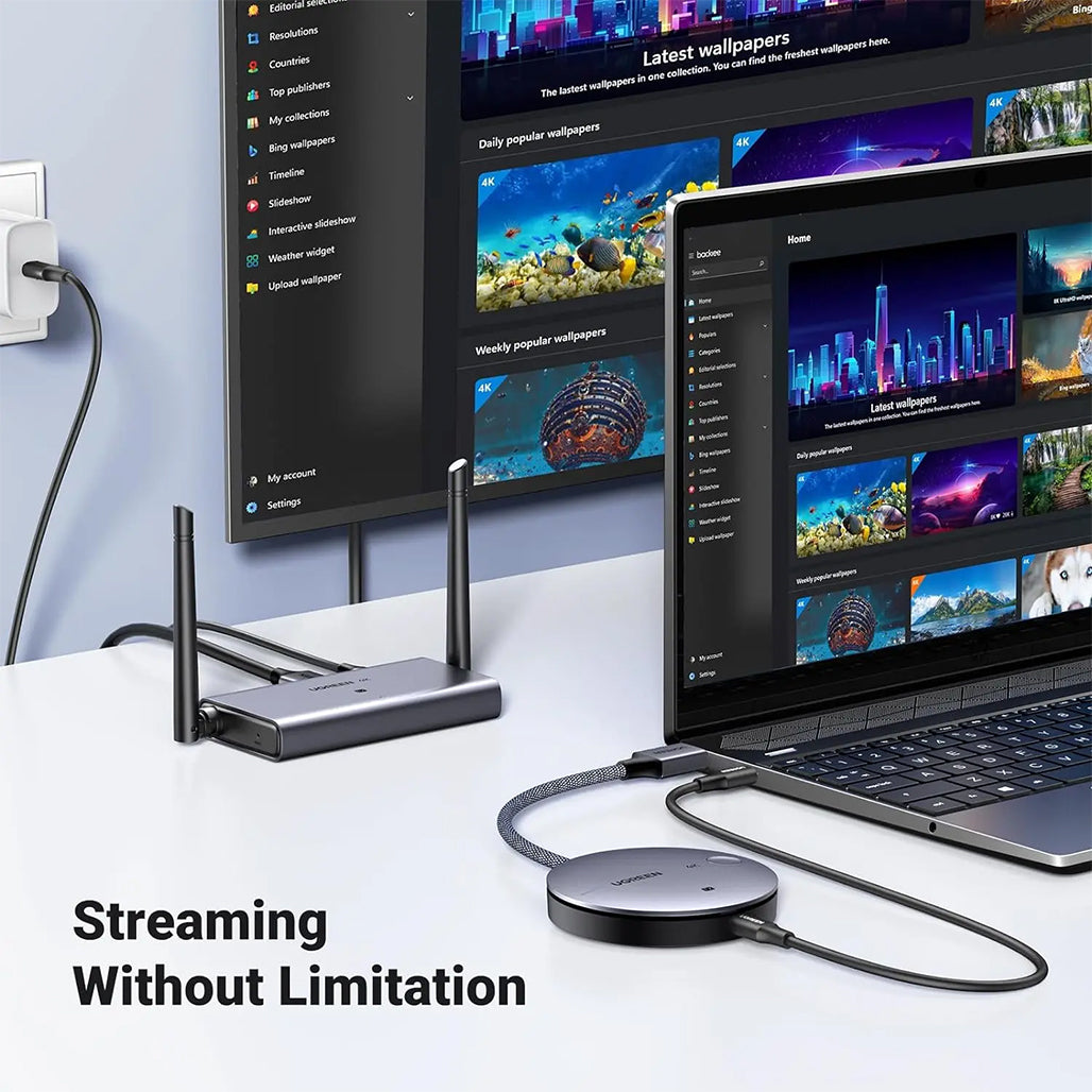 A Photo Of UGreen 4K HDMI Wireless Extender - 90909A