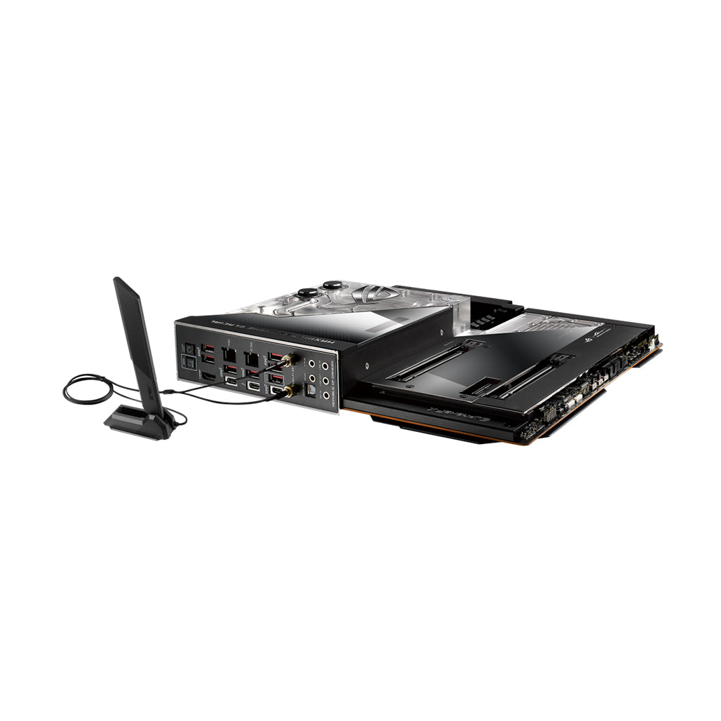 A Photo Of Asus ROG Maximus Z690 - Extreme Glacial Motherboard – EATX, DDR5, PCIe 5.0, WiFi 6E, Thunderbolt 4, EK Ultrablock Cooling