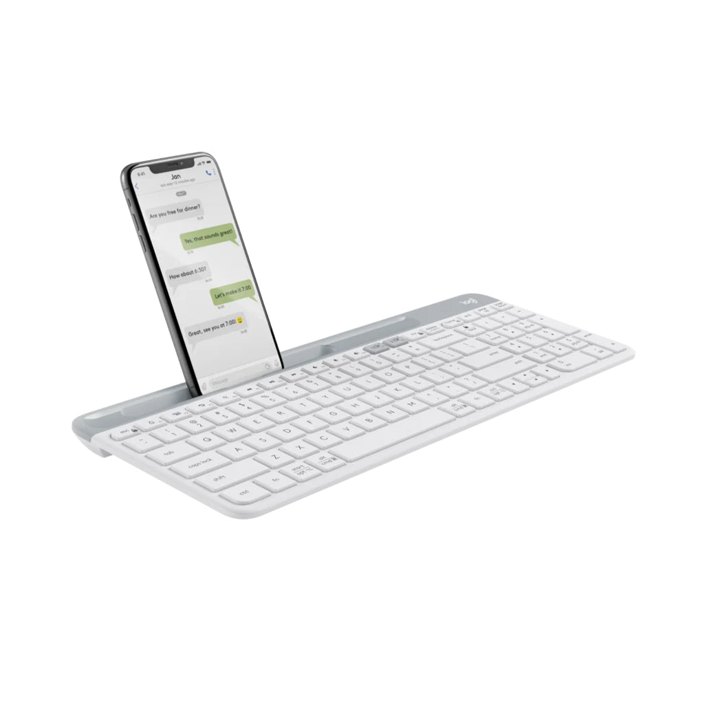 A Photo Of Logitech K580 Slim - Multi-Device Wireless Keyboard