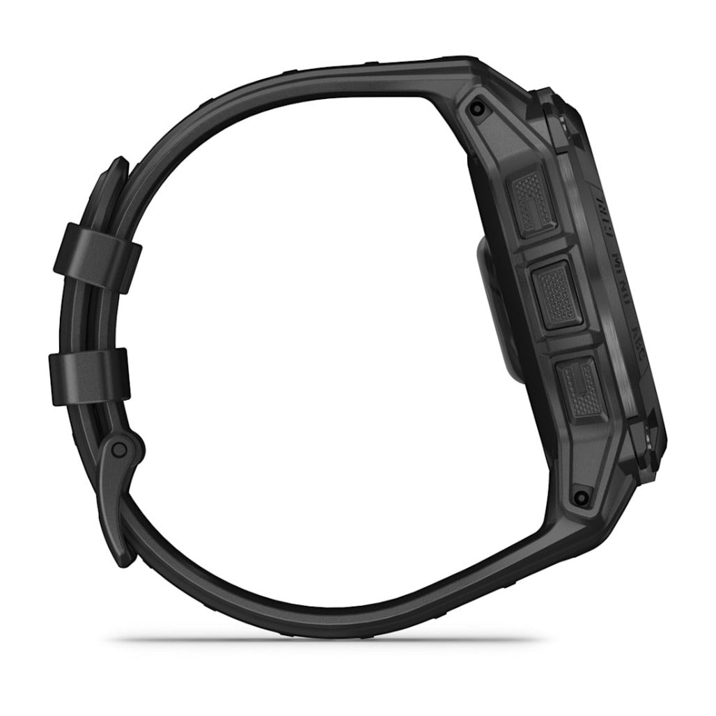 A Photo Of Garmin Instinct 3 - 50 mm - Solar - Tactical Edition Black with Black Band