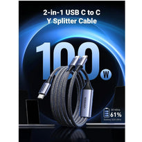 Ugreen 35087 2-in-1 Universal 100W PD Fast Charging Cable 1.5m