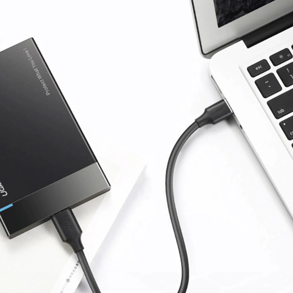 A Photo Of Ugreen 20881 USB-A 3.0 / USB-C 3A cable 0.5m - black