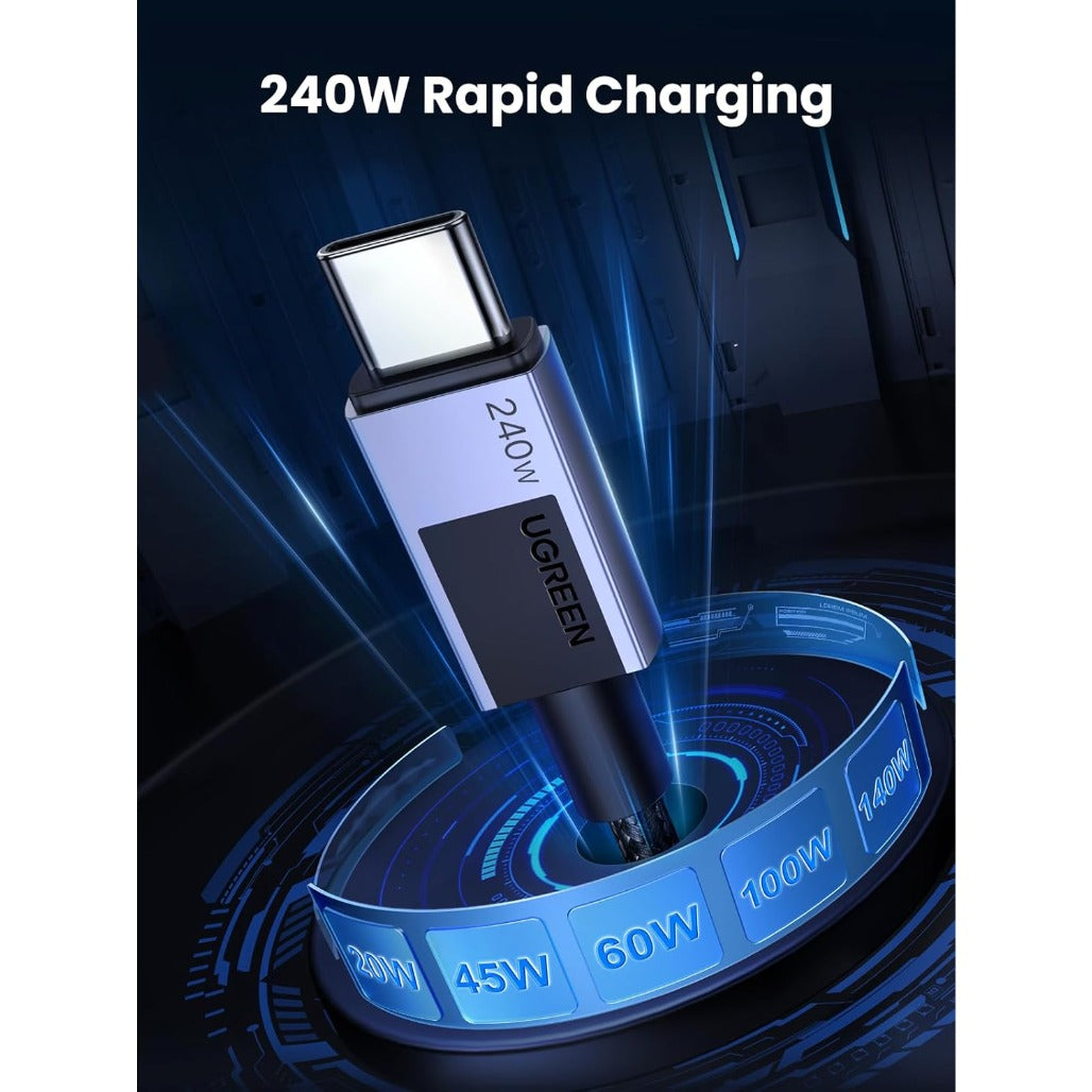 A Photo Of Ugreen USB-C to USB-C 240W PD Fast Charging Cable