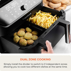 A Photo Of Nutricook Air Fryer Duo 2 Flexzone 8.5L - NC-AFD285