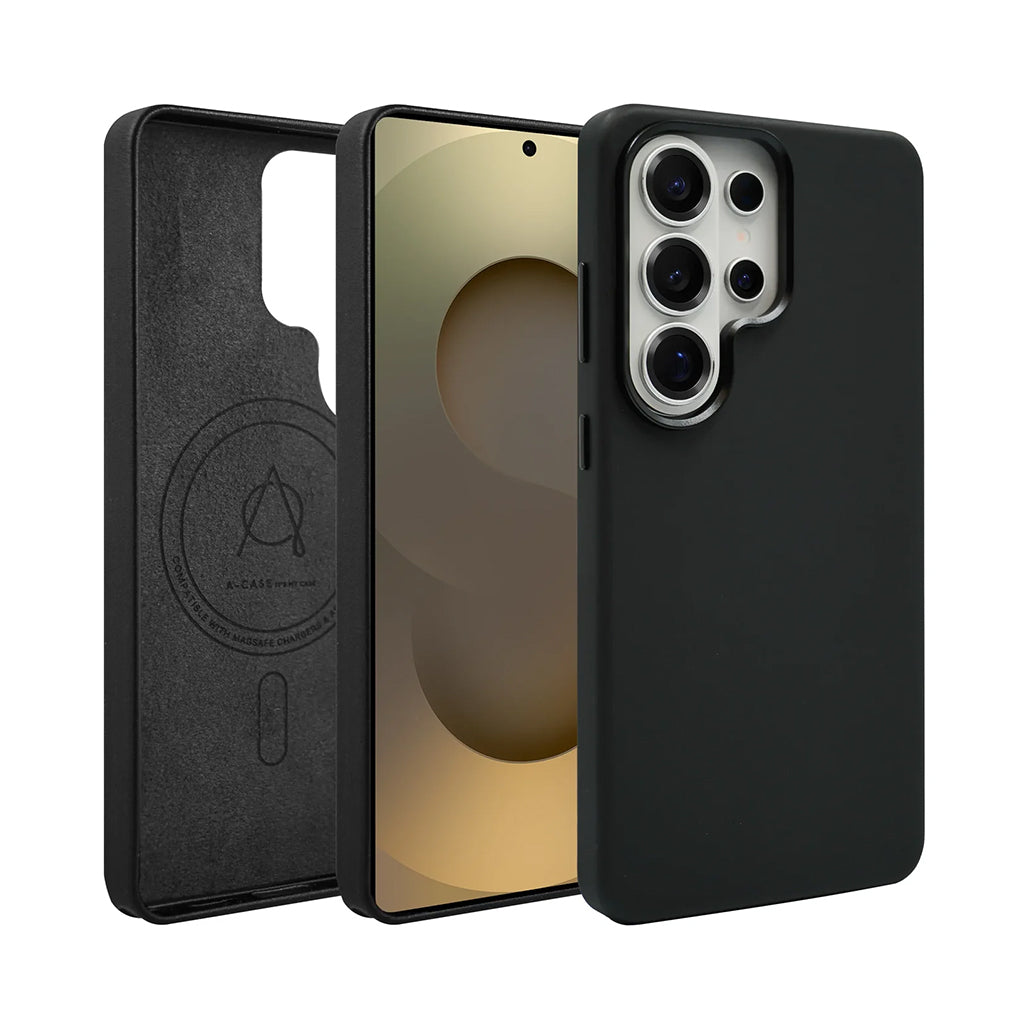 A Photo Of A-Case Caspian Vegan Leather Case For Galaxy S26 Ultra