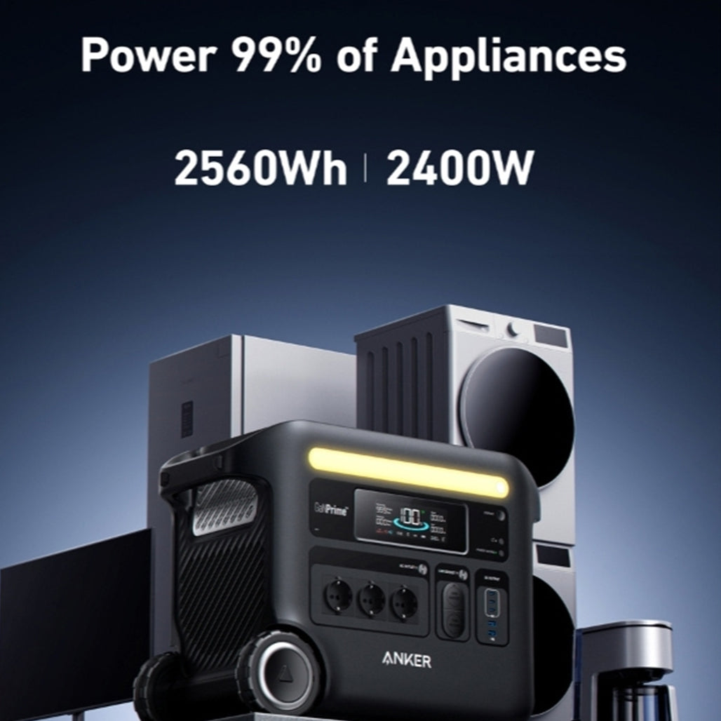 A Photo Of Anker SOLIX F2600 Portable Power Station – 2560Wh｜2400W