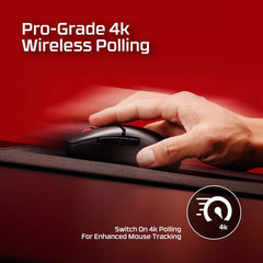 A Photo Of HyperX Pulsefire Saga Pro Wireless Gaming Mouse – Black