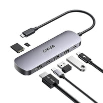 Anker 7-in-1 Anker Nano USB-C Hub Multi-Port Adapter - A83D2HA1
