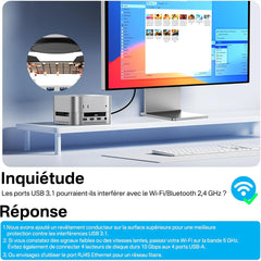 A Photo Of ACASIS 40Gbps Mac Mini M4 Dock & Stand with Dual NVMe SSD Enclosure