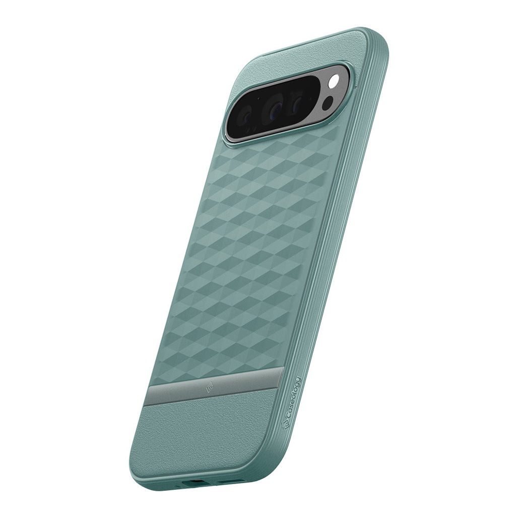 A Photo Of Caseology Parallax Case for Google Pixel 9 Pro XL - Military Grade Protection with 3D Hexa Cube Design