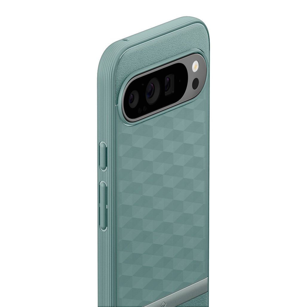 A Photo Of Caseology Parallax Case for Google Pixel 9 Pro XL - Military Grade Protection with 3D Hexa Cube Design