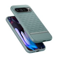 A Photo Of Caseology Parallax Case for Google Pixel 9 Pro XL - Military Grade Protection with 3D Hexa Cube Design