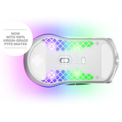 A Photo Of SteelSeries Aerox 3 Snow - Wireless Ultra-Lightweight Gaming Mouse