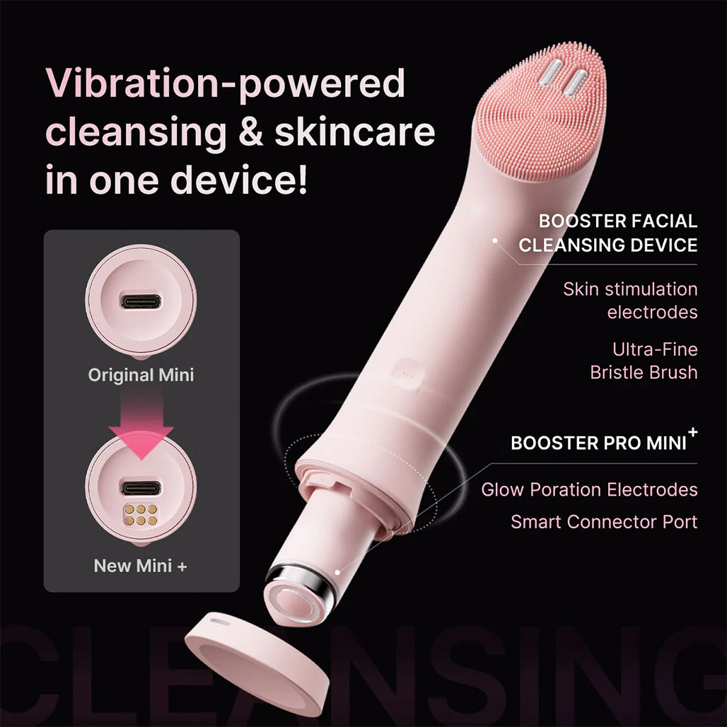 A Photo Of Medicube AGE-R Booster Facial Cleansing Device Mini Plus with Cleansing Head