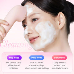 A Photo Of Medicube AGE-R Booster Facial Cleansing Device Mini Plus with Cleansing Head
