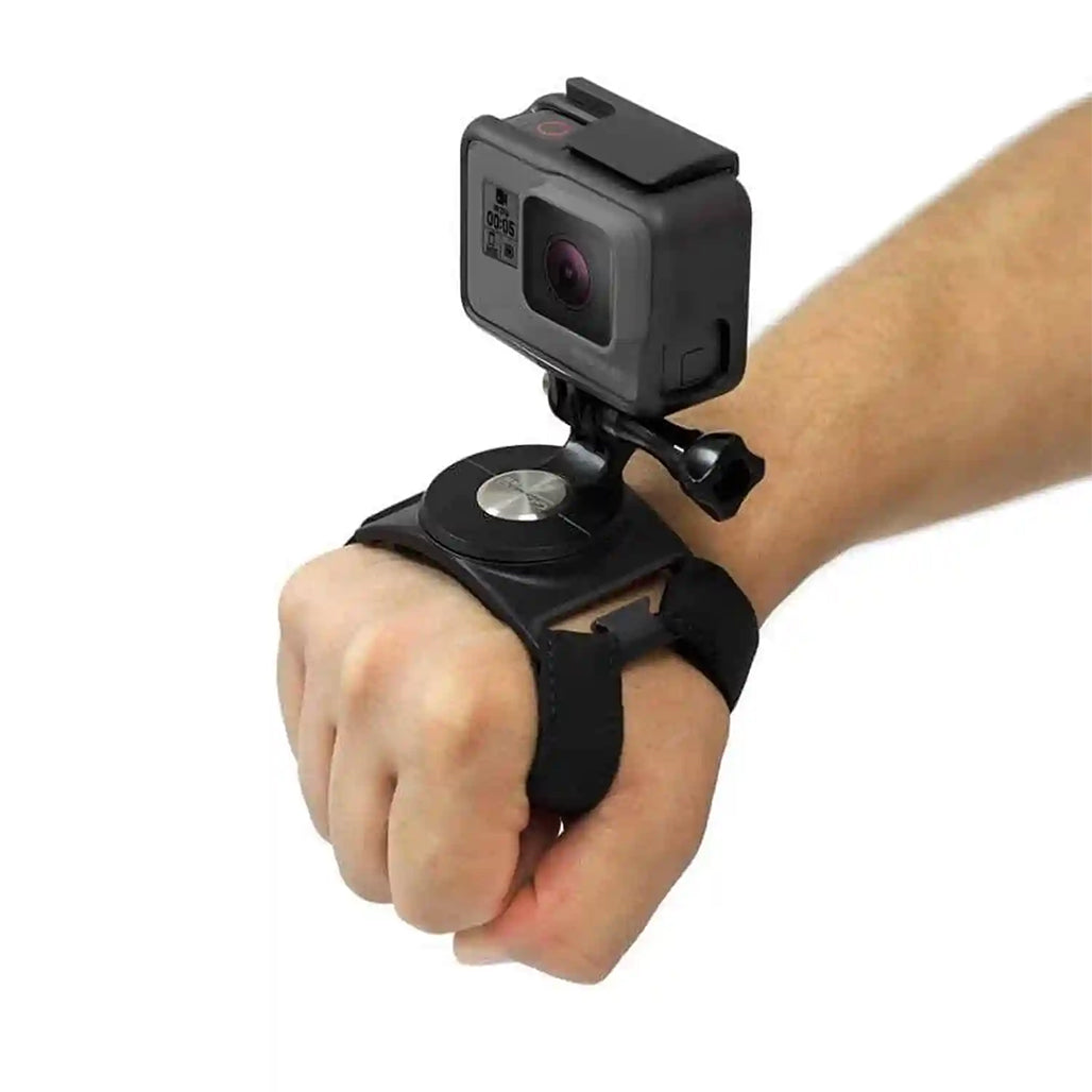 A Photo Of GoPro Hand & Wrist Strap – Adjustable 360° Rotating Camera Mount