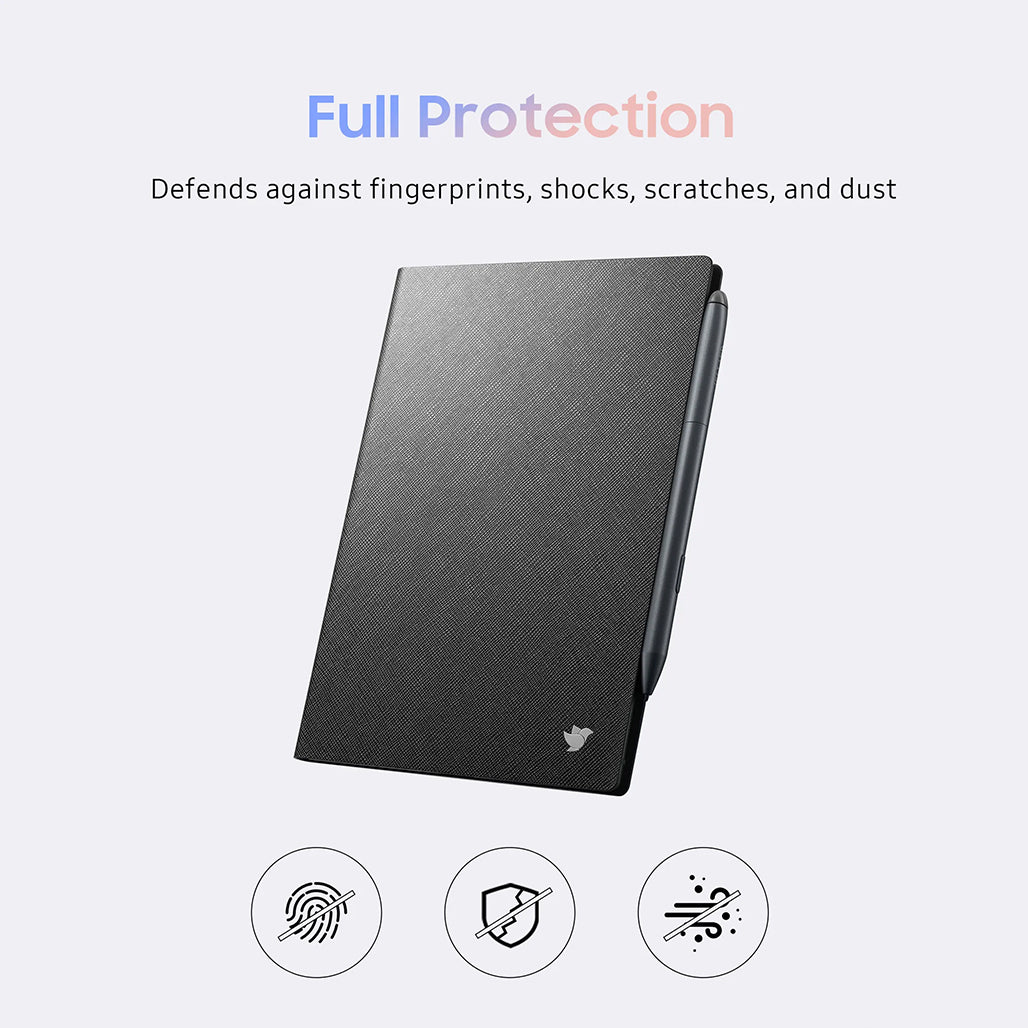 A Photo Of IFLYTEK AINOTE PU Leather Protective Case with Magnetic Attachment & Hidden Stylus Clip