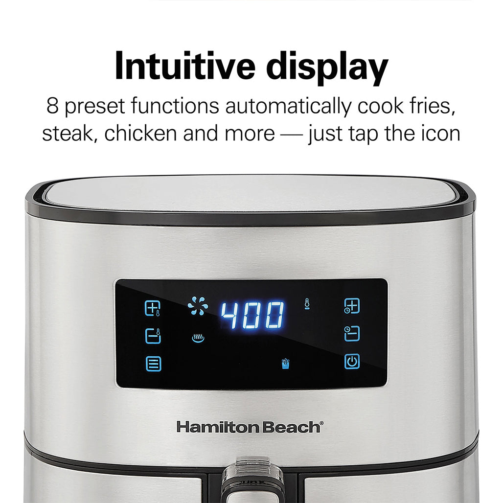 A Photo Of Hamilton Beach Digital Air Fryer with Nonstick Basket 5.6L
