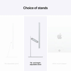 A Photo Of Apple MK0Q3 Studio Display 27 inch 5K XDR Tilt & Height Adjustable | Silver