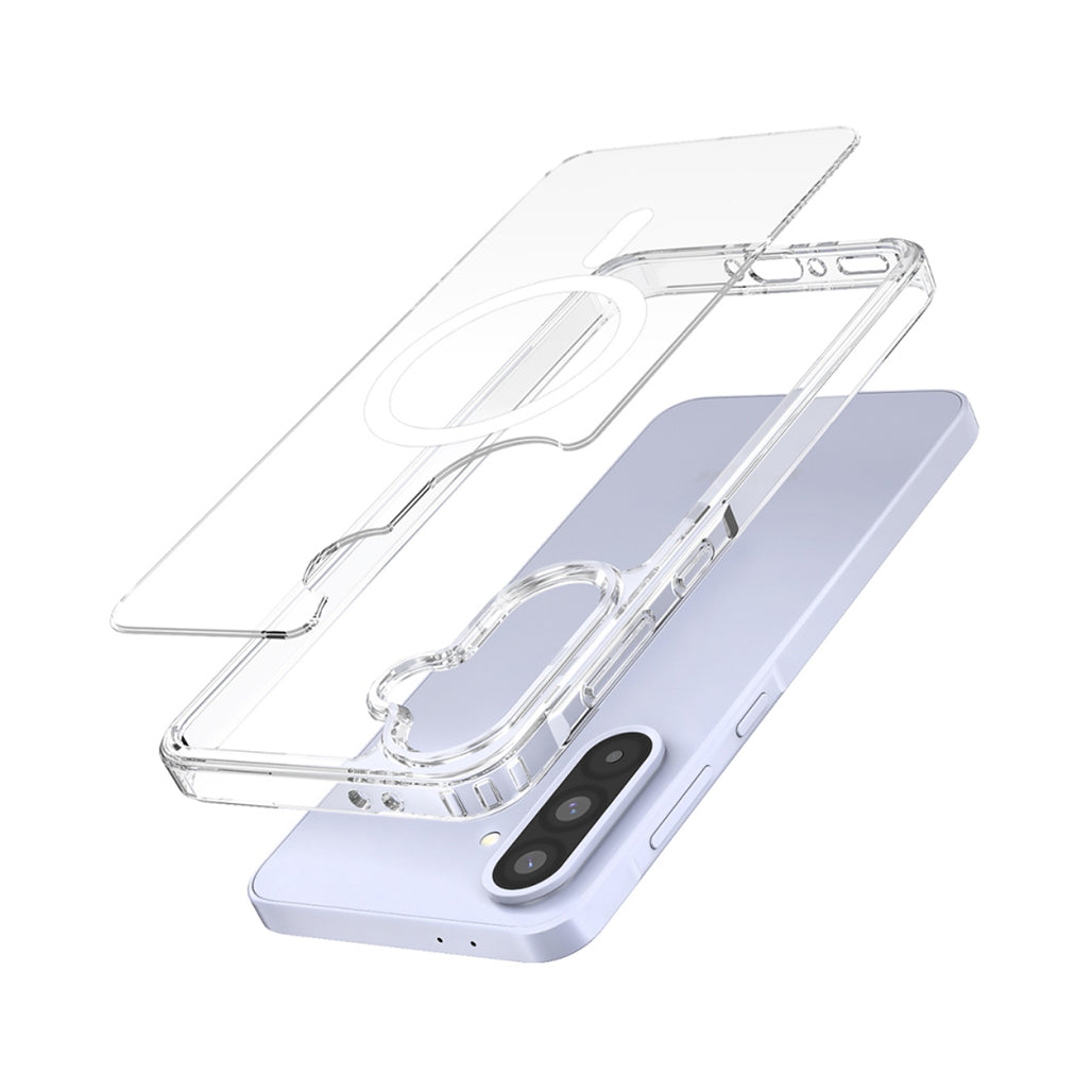 A Photo Of ARAREE Duple M Case for Samsung Galaxy A56 – Crystal Clear Protection with MagSafe Support