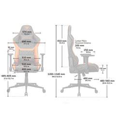 A Photo Of Cougar Armor One V2 Gold Gaming Chair