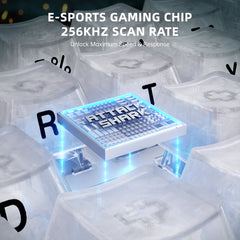 A Photo Of ATTACK SHARK R68 HE Carbon Fiber Rapid Trigger Keyboard – 60% Wired 8KHz Magnetic Gaming Keyboard