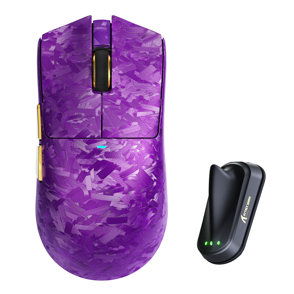 A Photo Of ATTACK SHARK X11 ULTRA Carbon Fiber Wireless 8K Gaming Mouse – 63g PAW3950MAX Esports Mouse