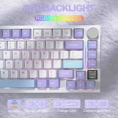A Photo Of Attack Shark X820 Ultra - 75% Tri-Mode Gasket Wireless Mechanical Gaming Keyboard