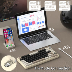 A Photo Of Attack Shark X85 Pro - 75% Wireless Mechanical Gaming Keyboard - Blueberry Switch (Linear)
