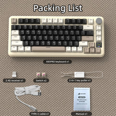 A Photo Of Attack Shark X85 Pro - 75% Wireless Mechanical Gaming Keyboard - Blueberry Switch (Linear)
