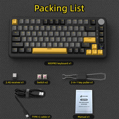 A Photo Of Attack Shark X85 Pro - 75% Wireless Mechanical Gaming Keyboard - Blueberry Switch (Linear)