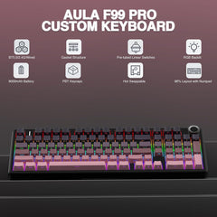 A Photo Of AULA F99 Pro - Wireless Mechanical Gaming Keyboard
