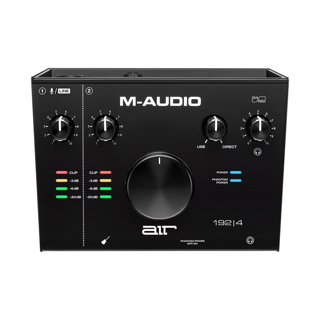 A Photo Of M-Audio AIR 192|4 - 2-In/2-Out 24/192 USB Audio Interface with Crystal Preamps